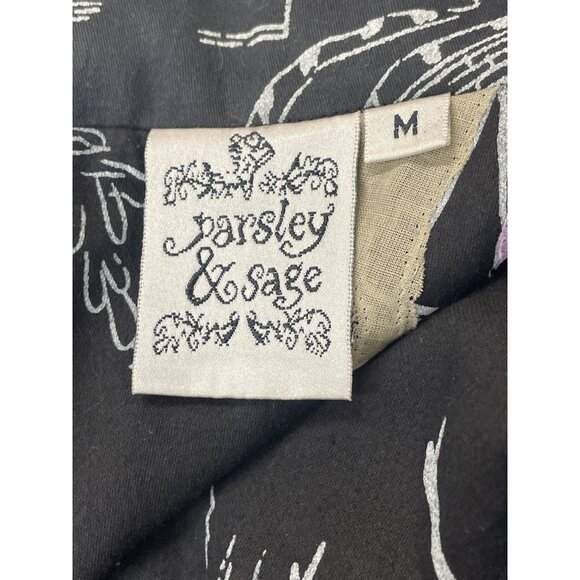 Parsley & Sage Womens Fashion Jacket With Colorful City Print Sz M - Picture 5 of 7